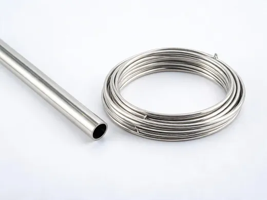 Bright annealed nickel tube